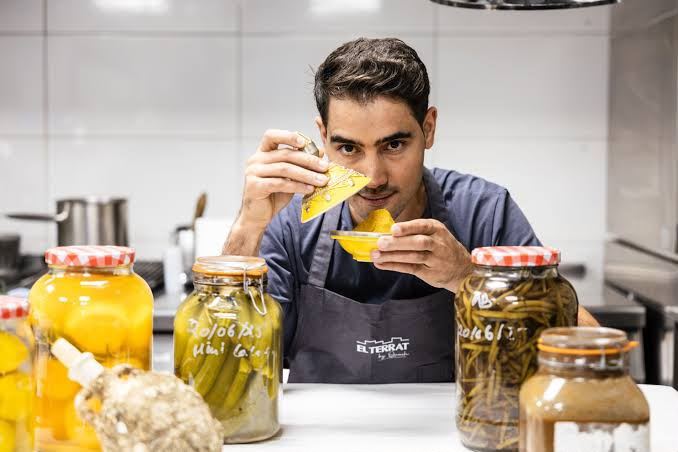 Moha Quach with his preserves and ferments