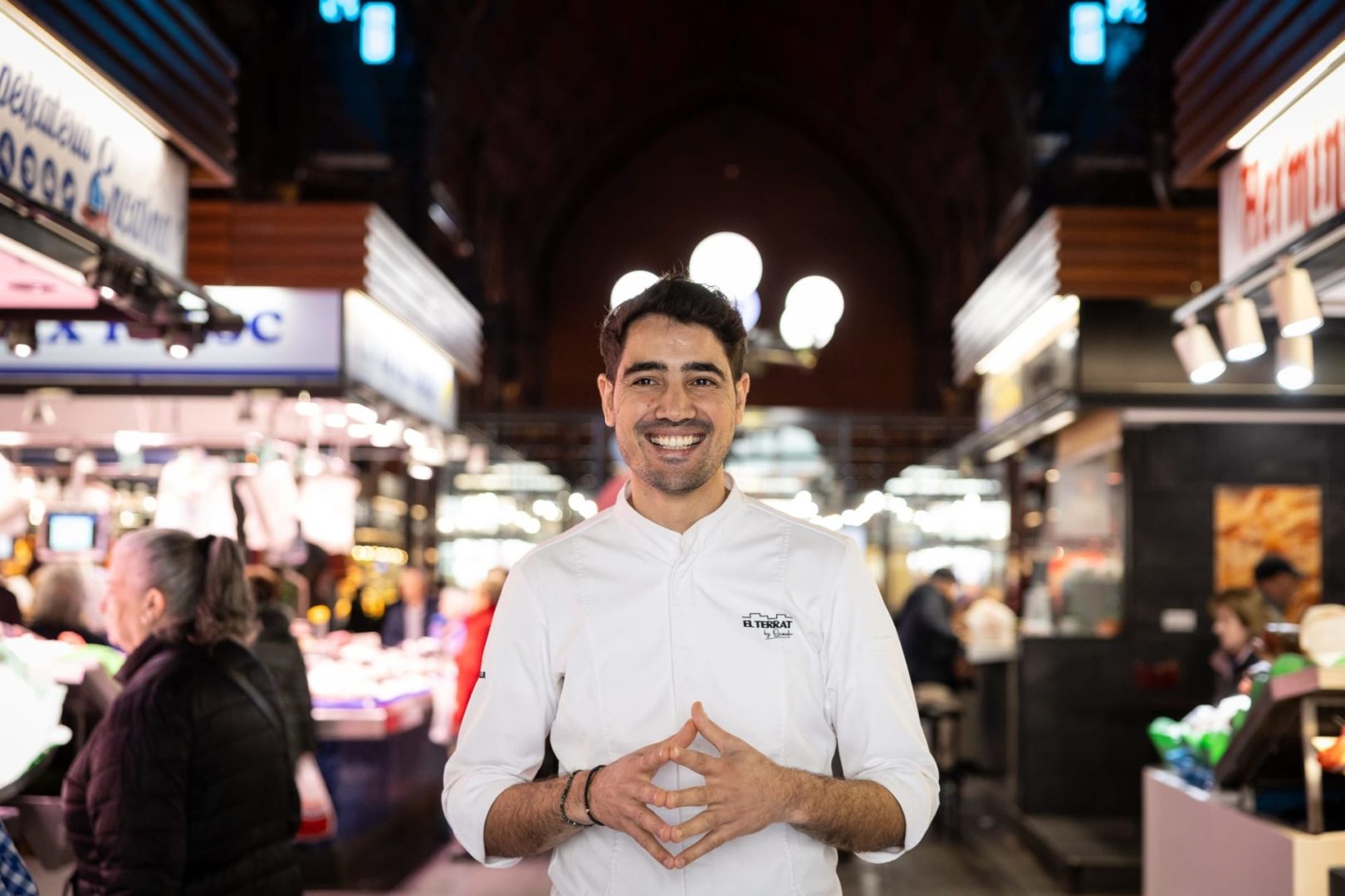 Moha Quach au Mercat Central de Tarragone